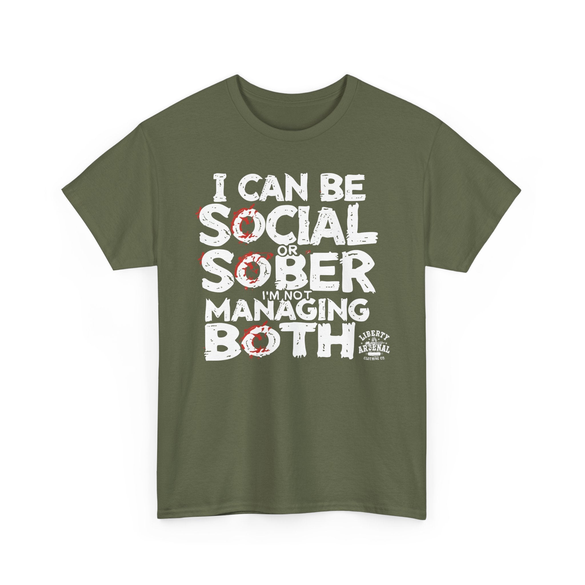 Social or Sober - Funny Recovery Shirt