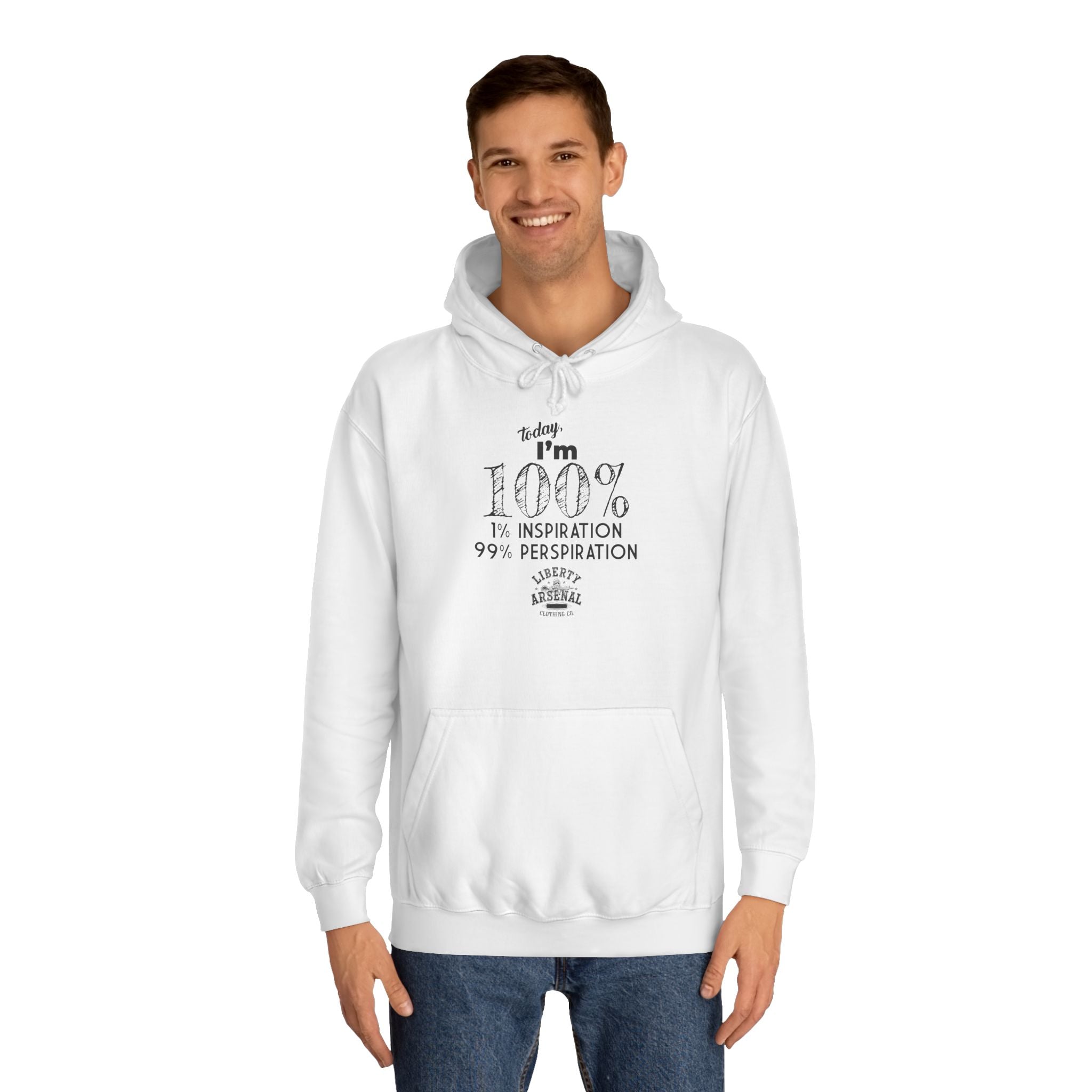 Funny Inspirational Quote -  Minimalist Hoodie
