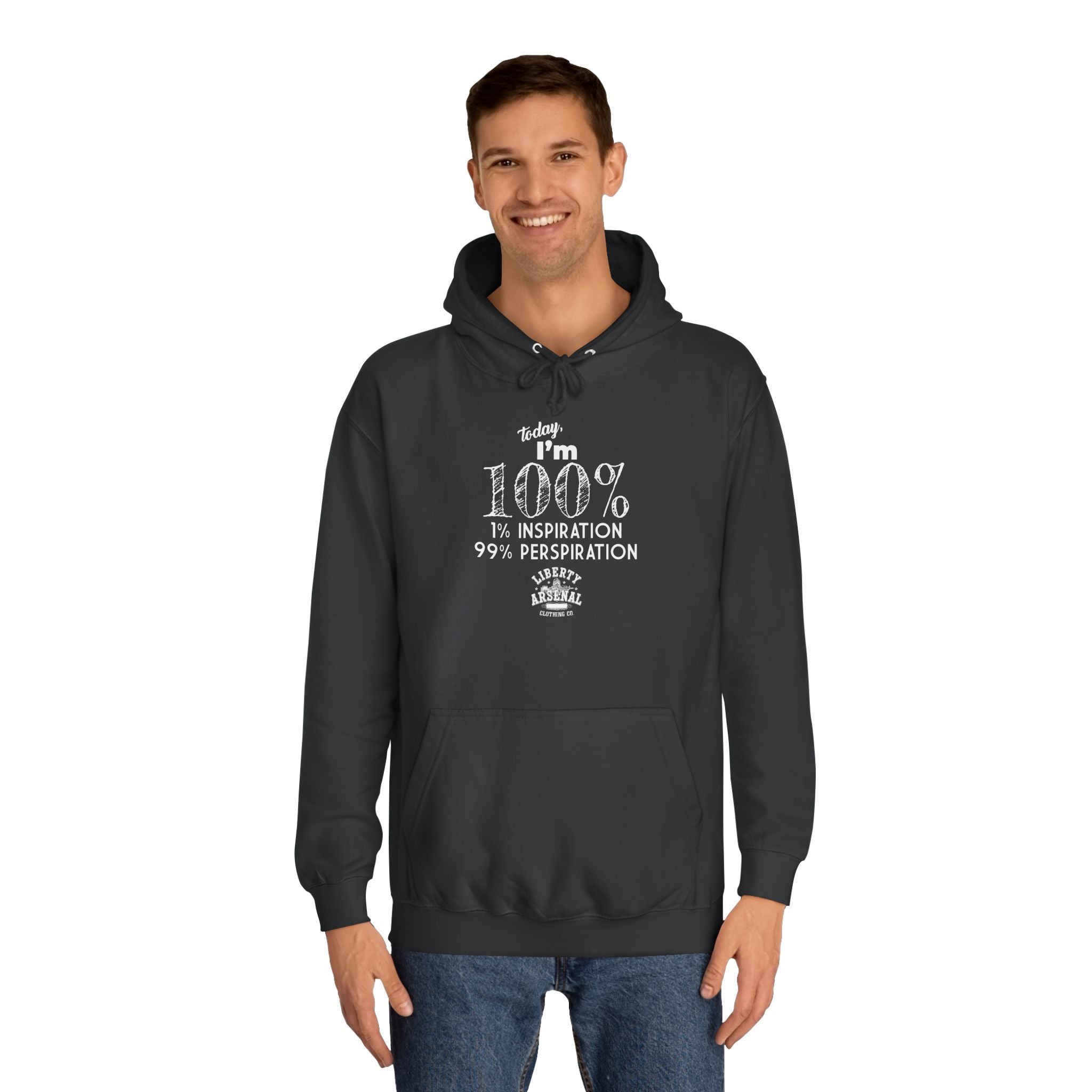 Funny Inspirational Quote -  Minimalist Hoodie