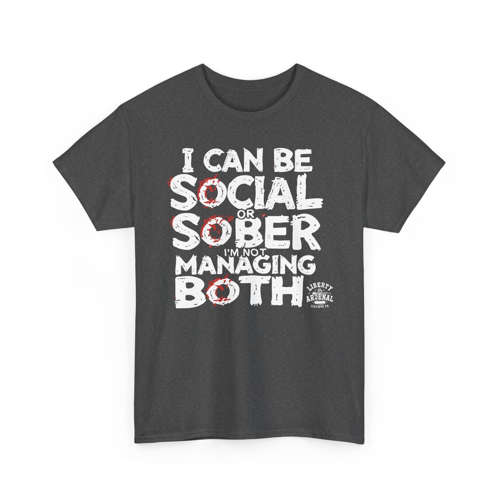 Social or Sober - Funny Recovery Shirt