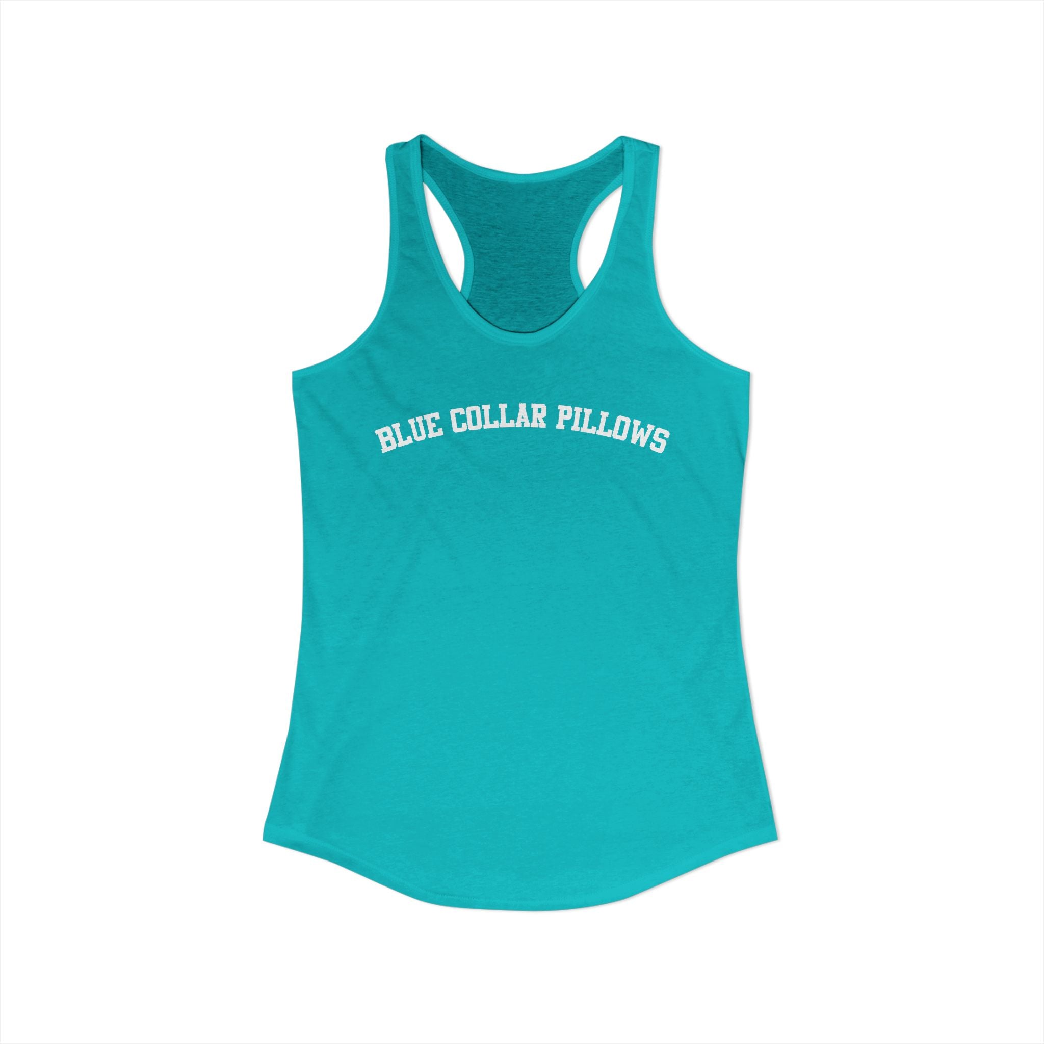 Blue Collar Pillows - Women's Racerback Tank