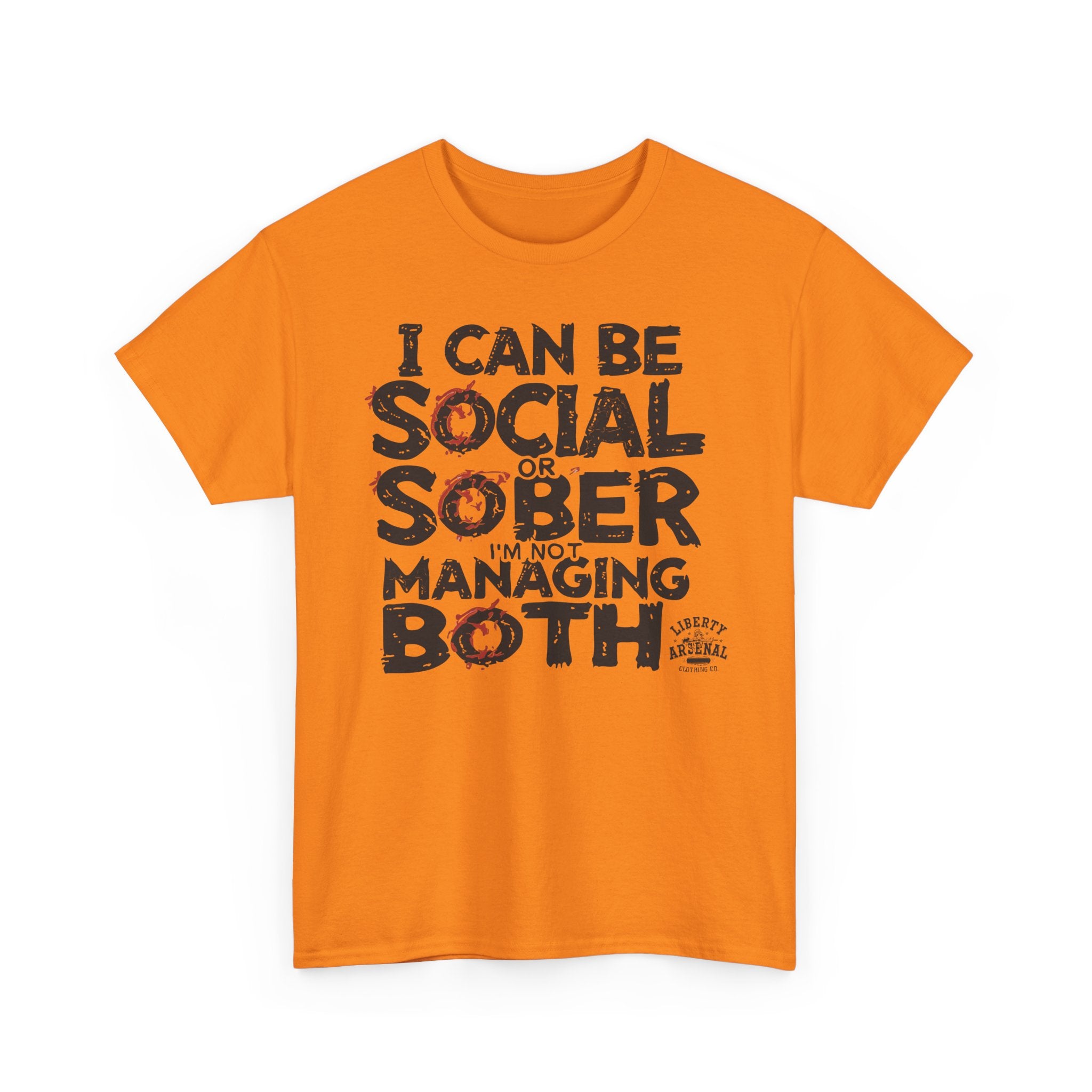 Social or Sober - Funny Recovery Shirt