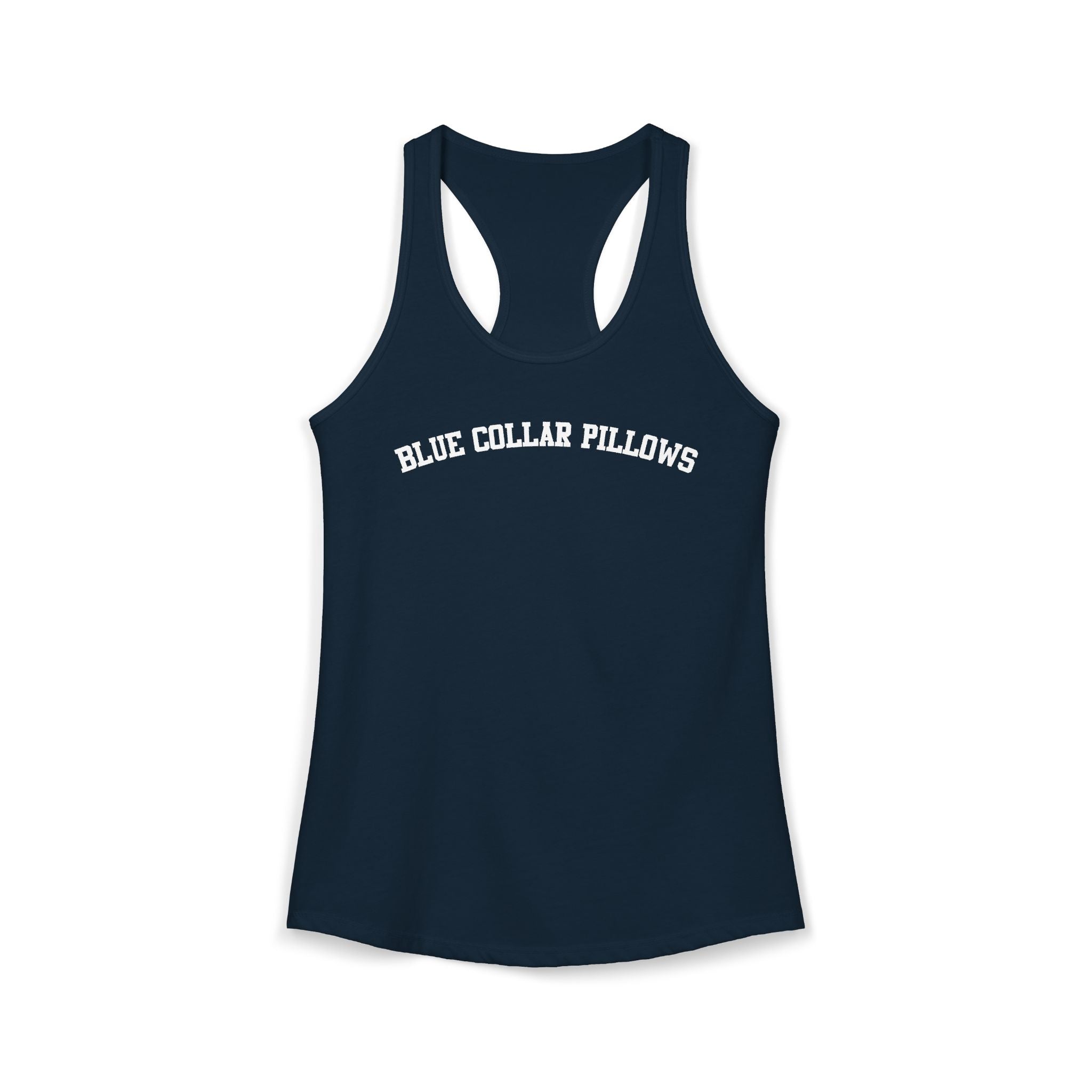 Blue Collar Pillows - Women's Racerback Tank