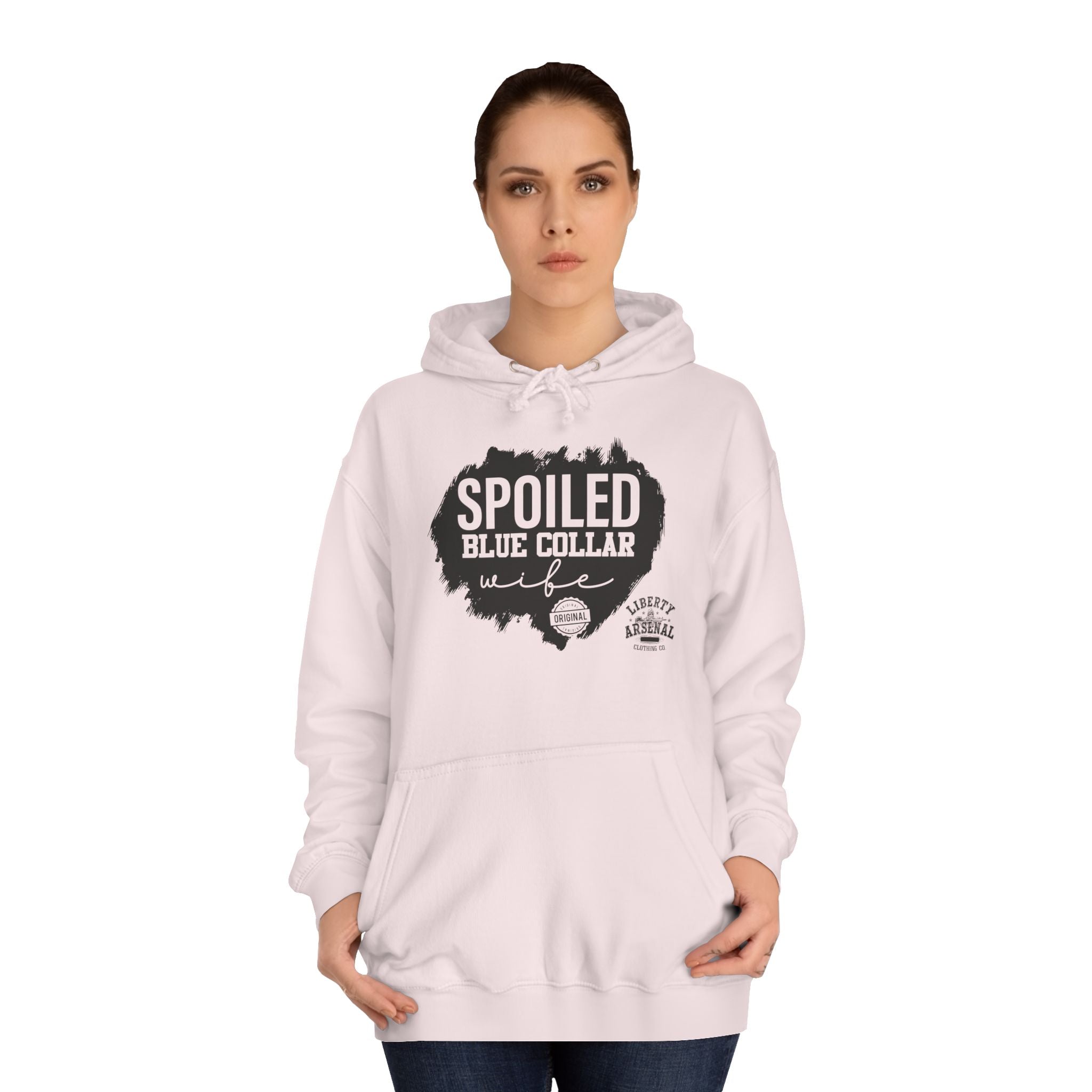 Spoiled Blue Collar Wife - Pullover Hoodie