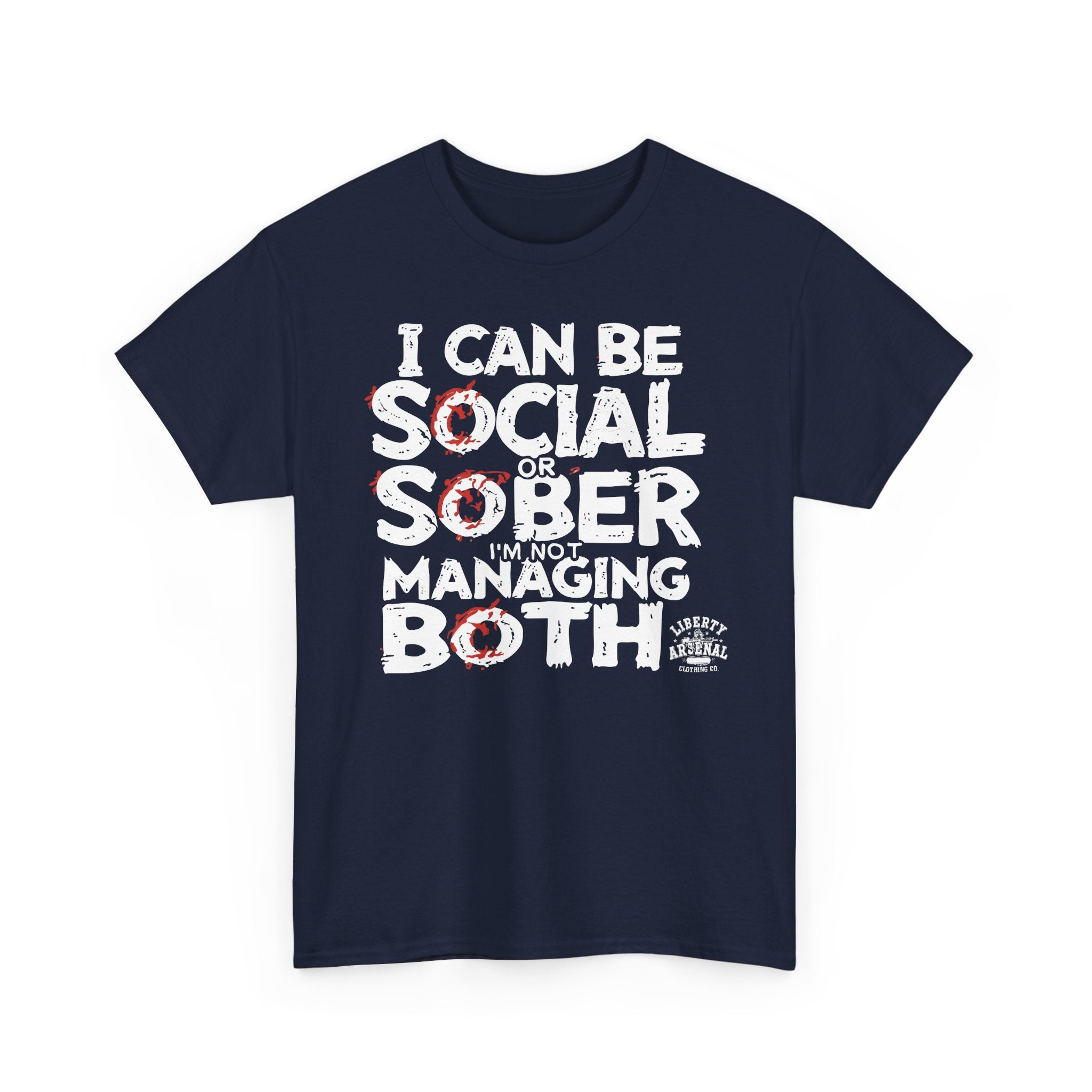 Social or Sober - Funny Recovery Shirt