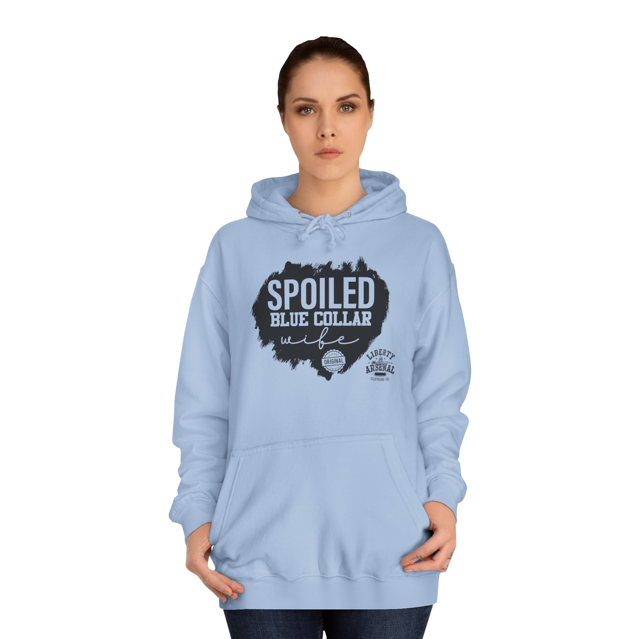 Spoiled Blue Collar Wife - Pullover Hoodie