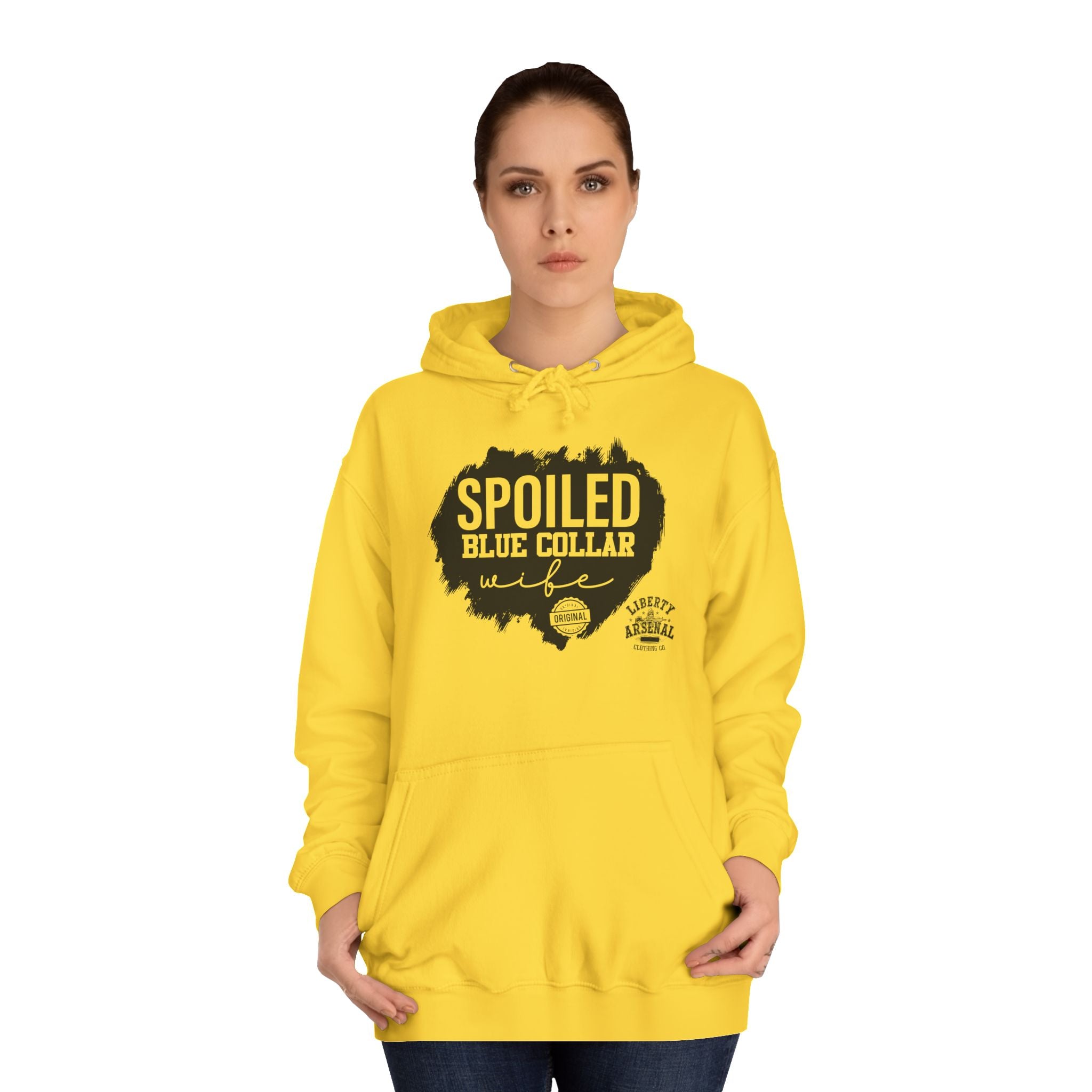 Spoiled Blue Collar Wife - Pullover Hoodie
