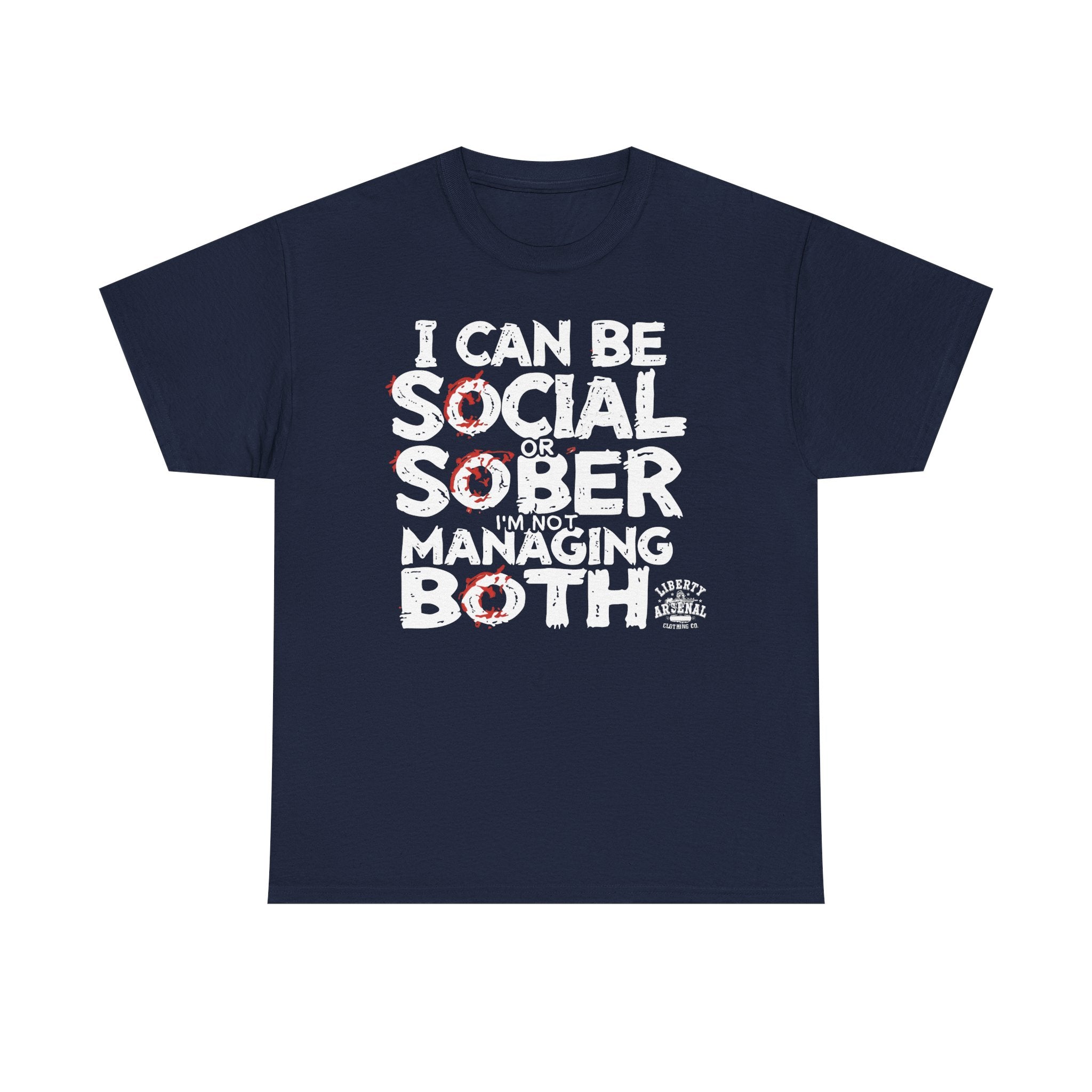 Social or Sober - Funny Recovery Shirt