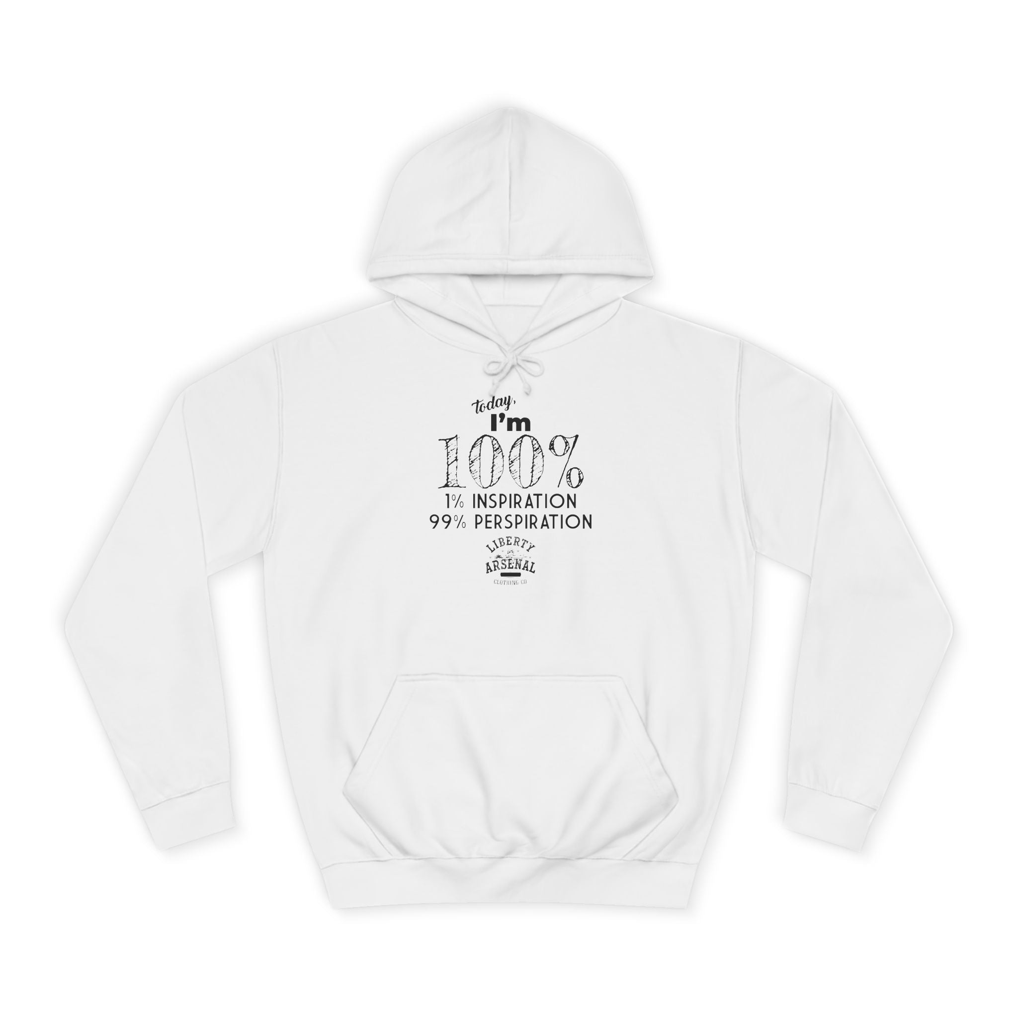 Funny Inspirational Quote -  Minimalist Hoodie