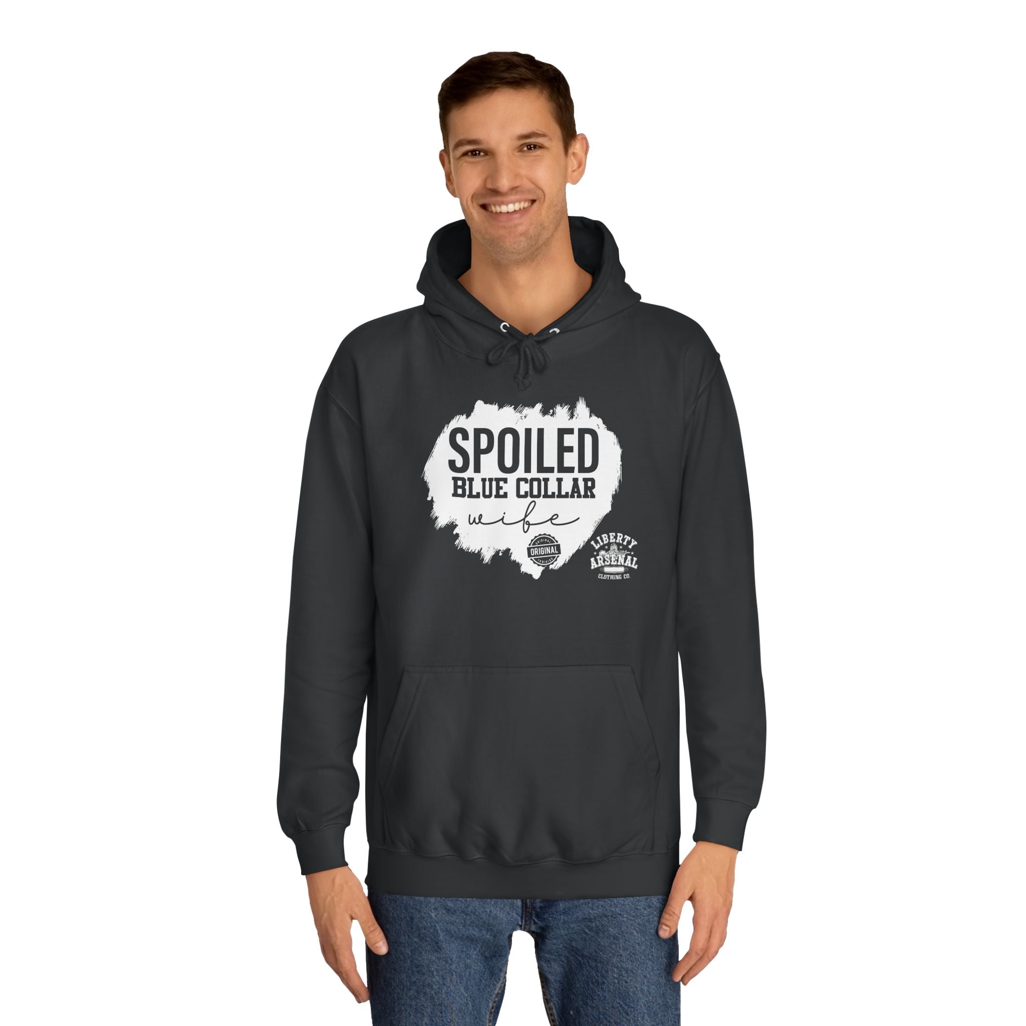 Spoiled Blue Collar Wife - Pullover Hoodie