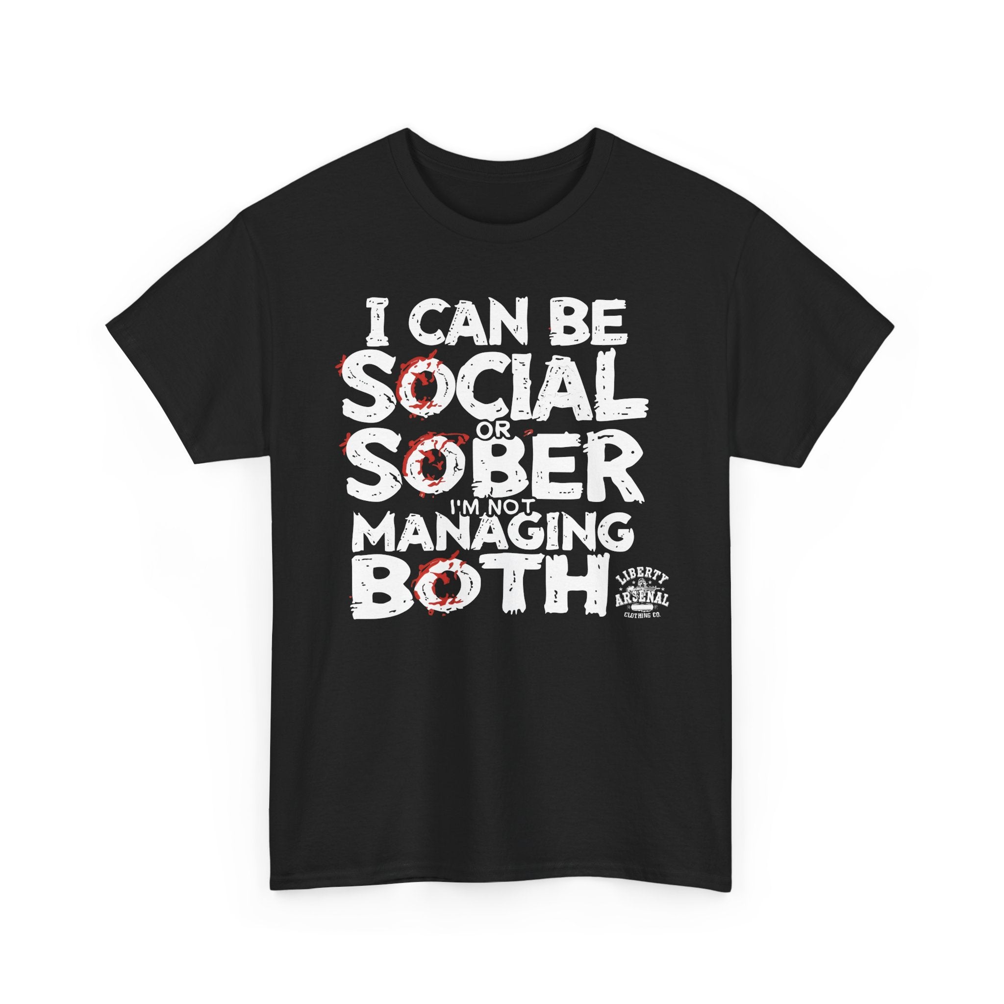 Social or Sober - Funny Recovery Shirt