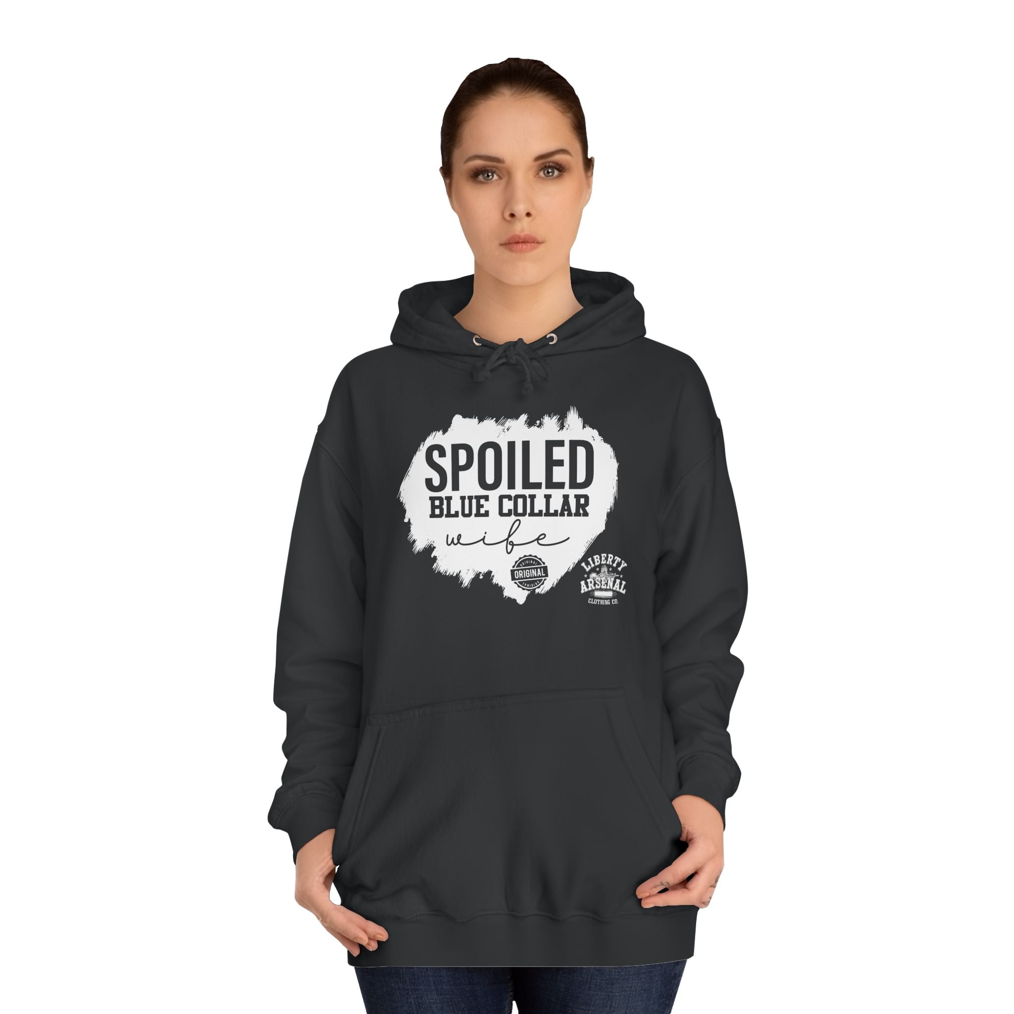 Spoiled Blue Collar Wife - Pullover Hoodie