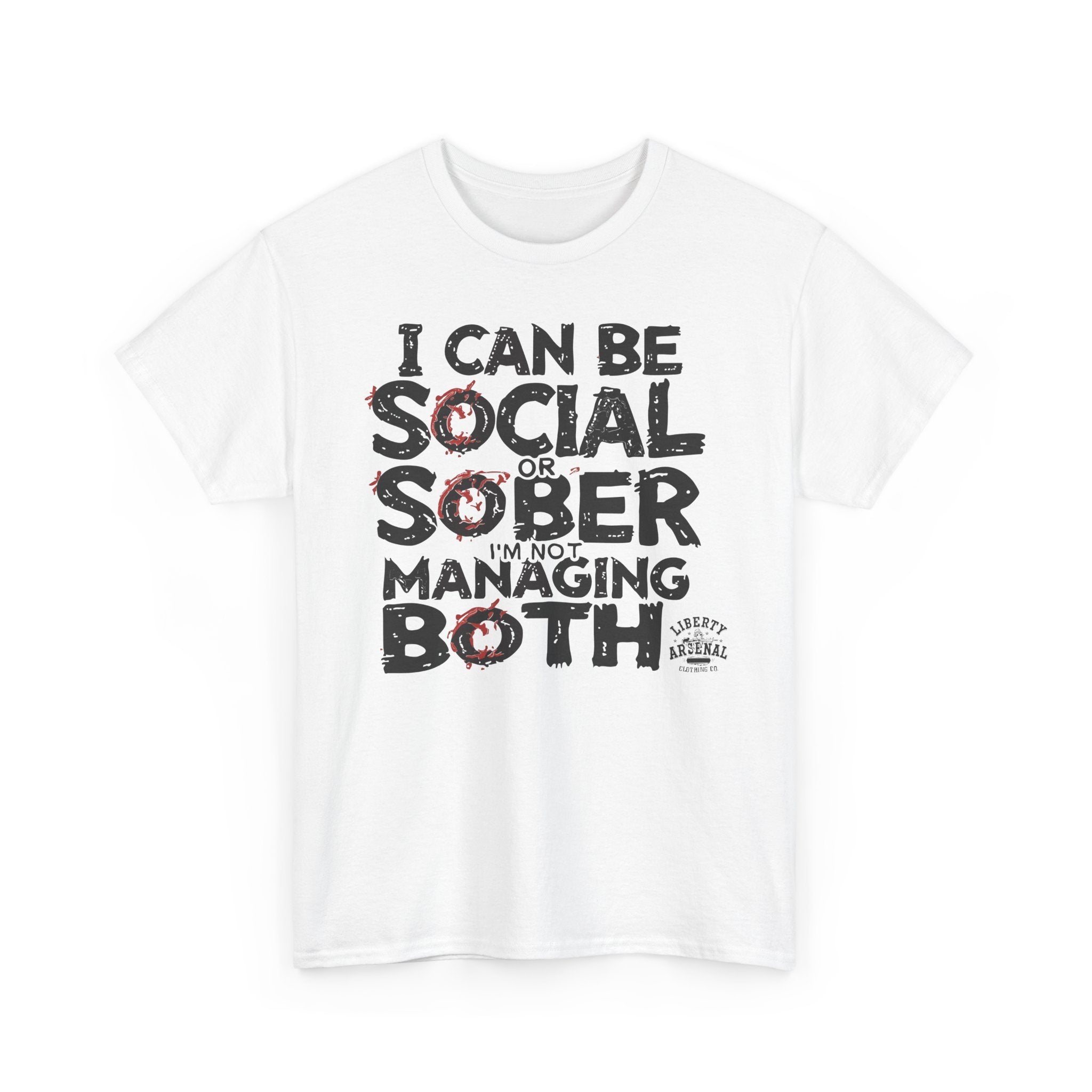 Social or Sober - Funny Recovery Shirt