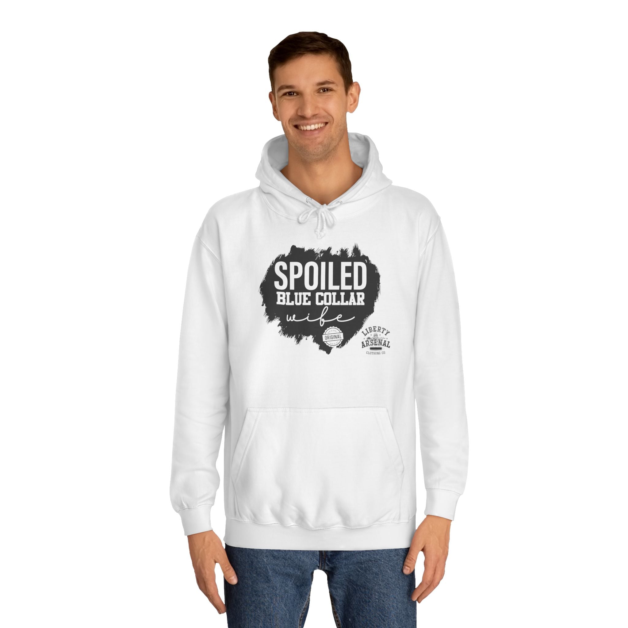 Spoiled Blue Collar Wife - Pullover Hoodie