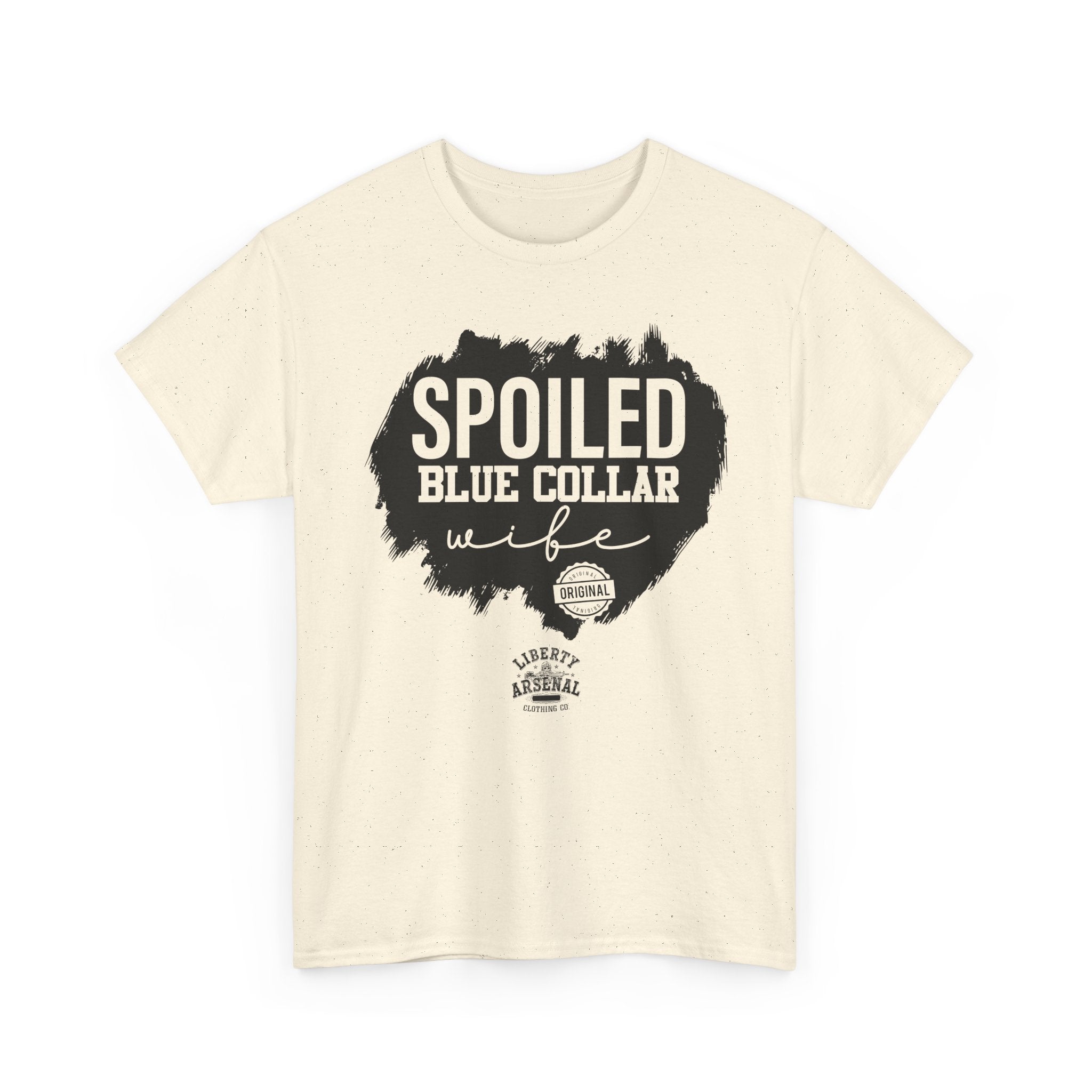 Spoiled Blue Collar Wife T-Shirt – Funny Proud Blue-Collar Wife Tee