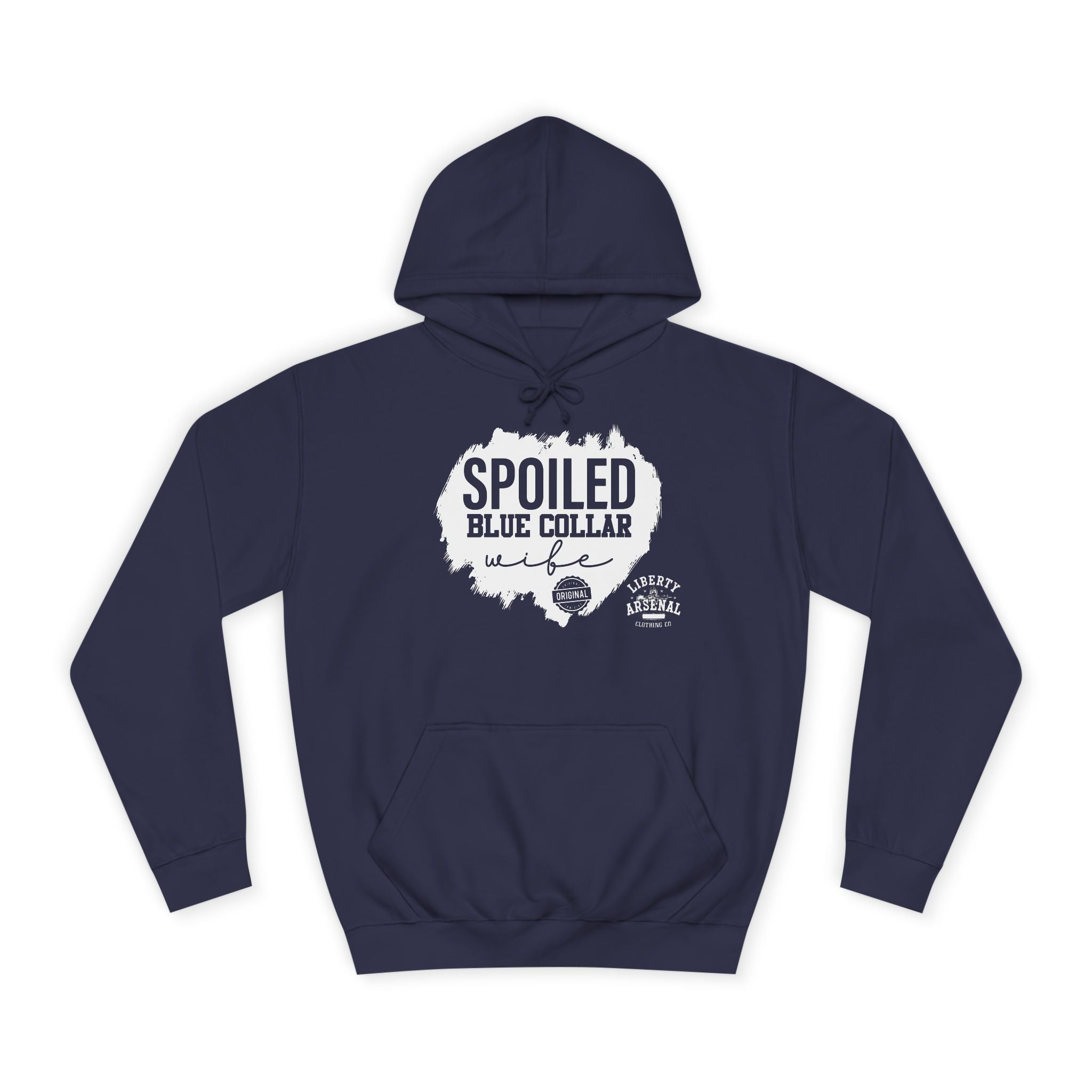 Spoiled Blue Collar Wife - Pullover Hoodie