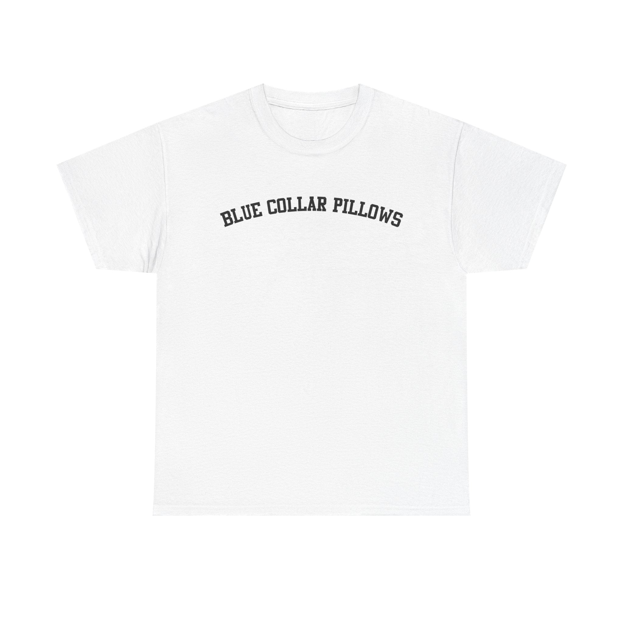 Blue Collar Pillows Tee — Vintage Workwear Graphic T-Shirt