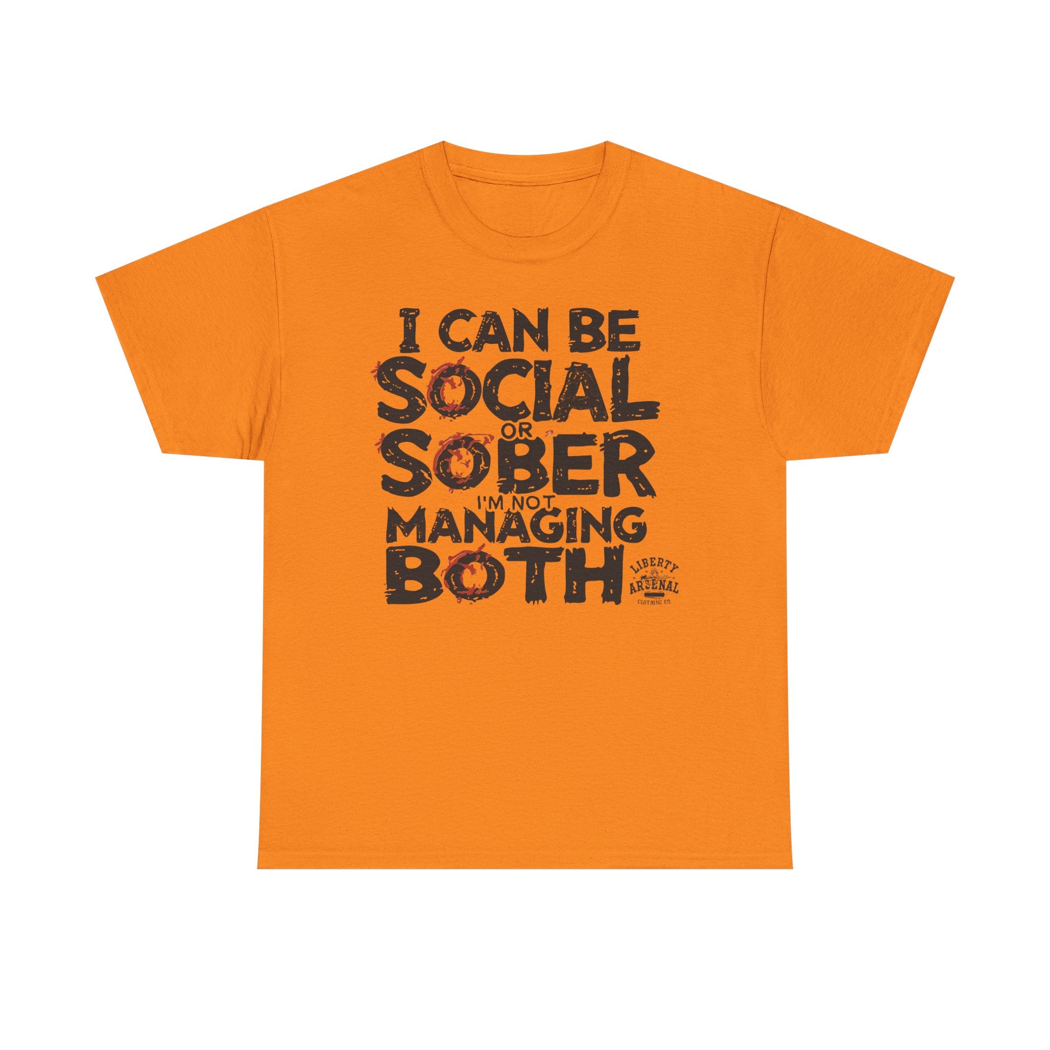 Social or Sober - Funny Recovery Shirt