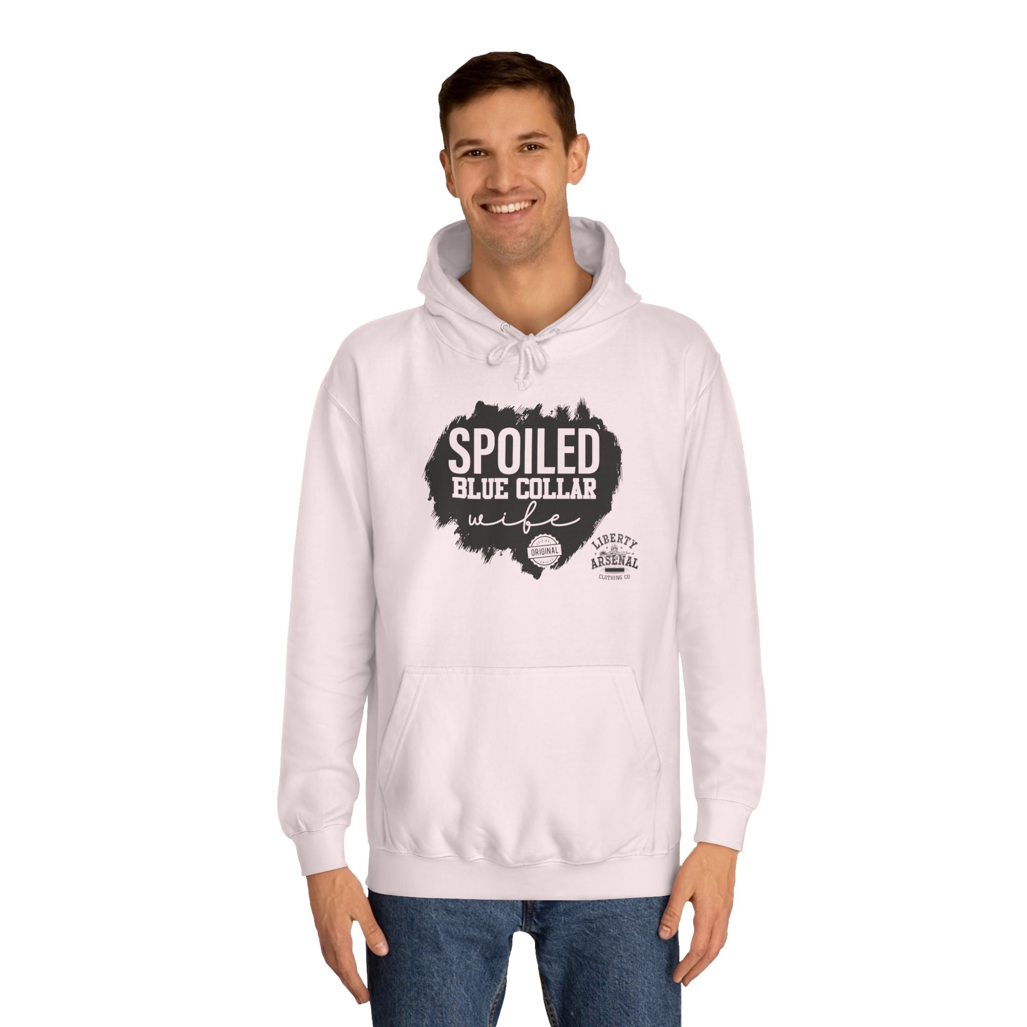 Spoiled Blue Collar Wife - Pullover Hoodie