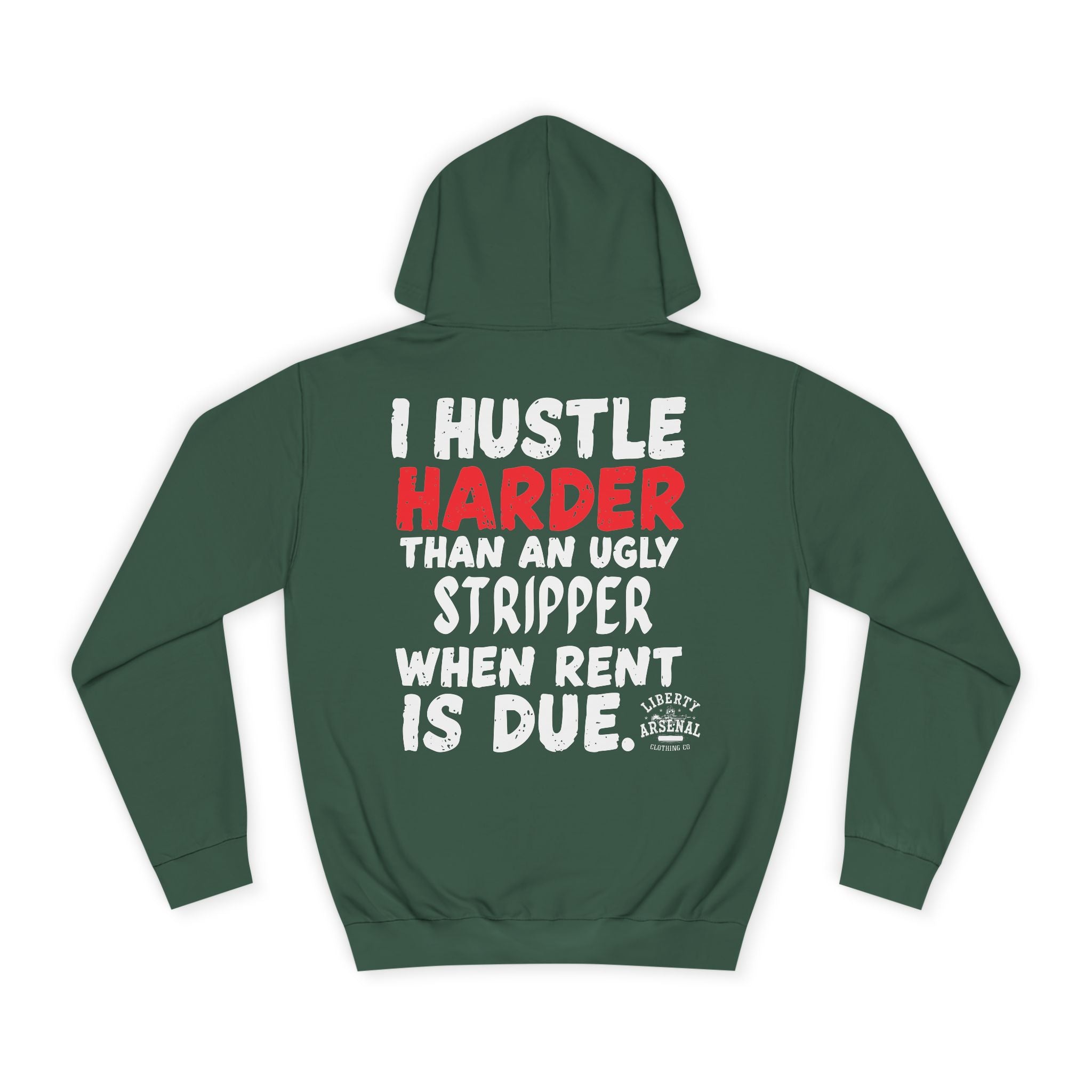 Hustle Harder - Hooded Sweatshirt